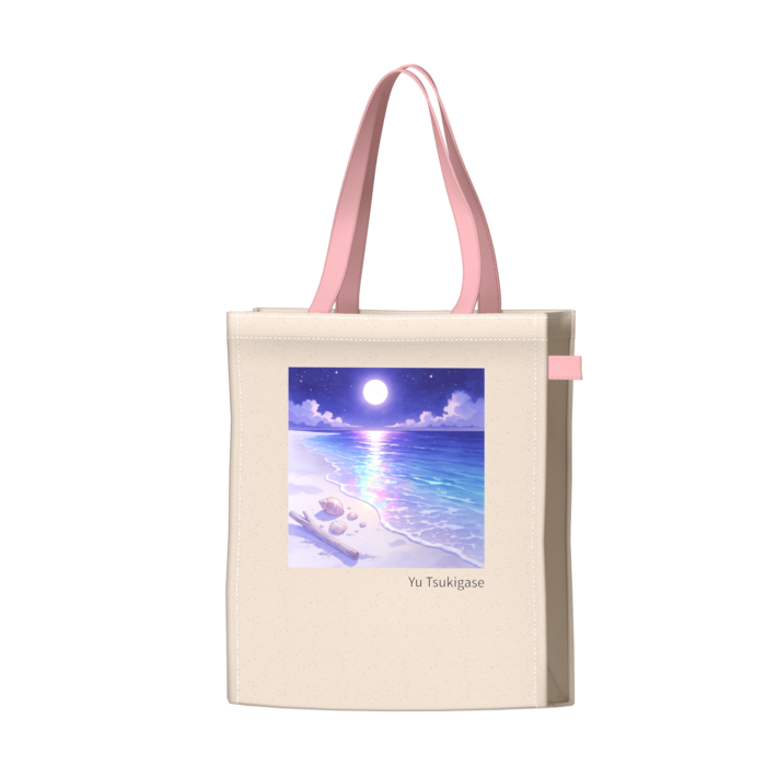 ツートンカラーバッグ - ピンク - W34 × H41 × D14cm