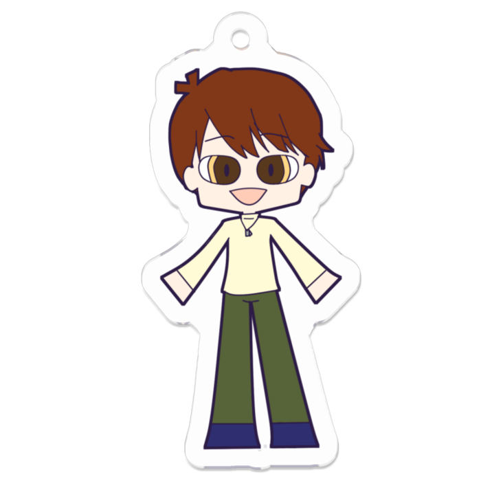 アクリルキーホルダー（コーティング） - 50 x 50 (mm)