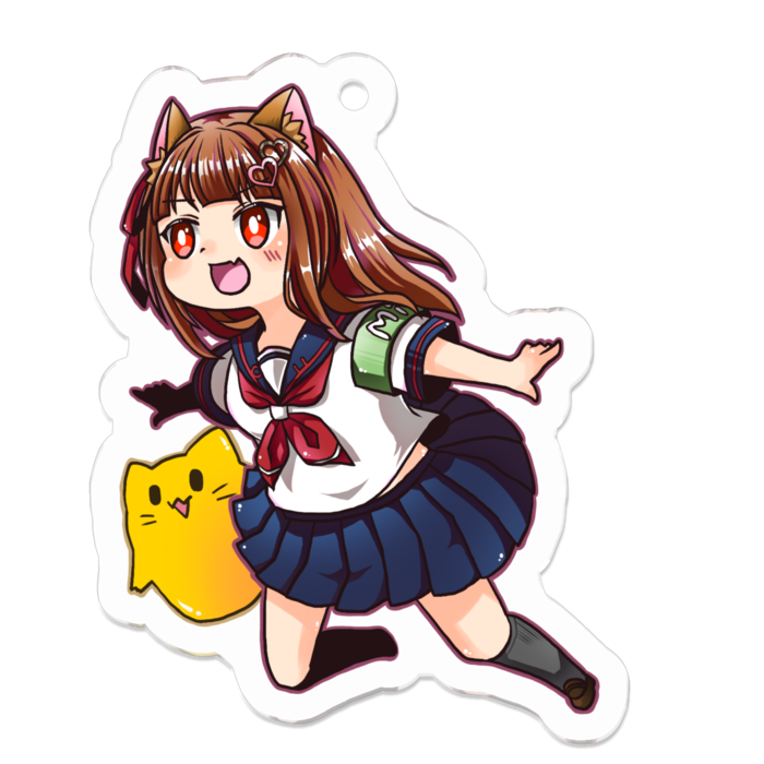 アクリルキーホルダー - 50 x 50 (mm)