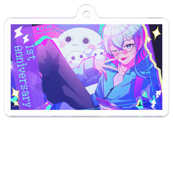 アクリルキーホルダー - 50 x 50 (mm)