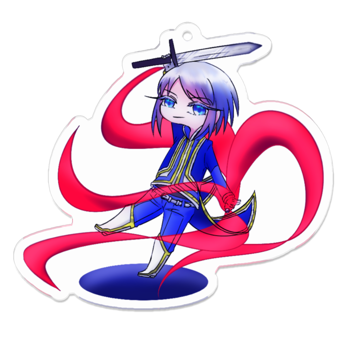 アクリルキーホルダー - 70 x 70 (mm)