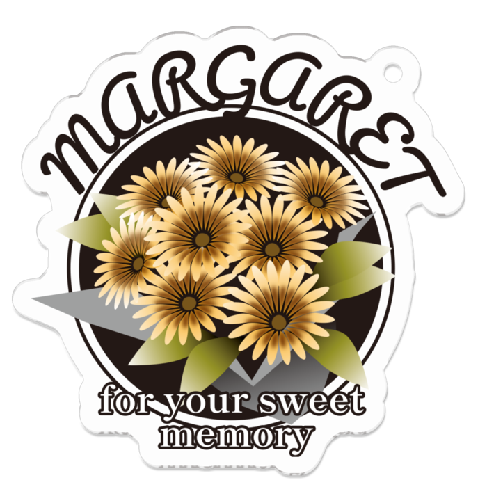 アクリルキーホルダー - 50 x 50 (mm)