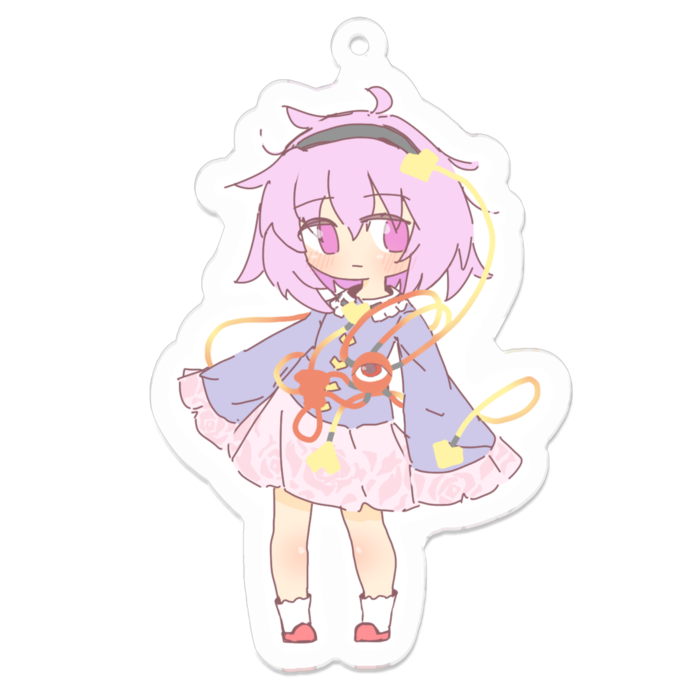 アクリルキーホルダー - 70 x 70 (mm)