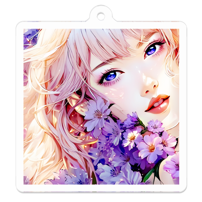 アクリルキーホルダー - 50 x 50 (mm)