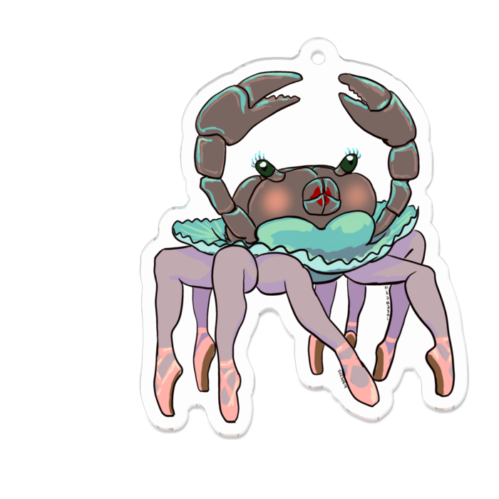 アクリルキーホルダー（コーティング） - 70 x 70 (mm)