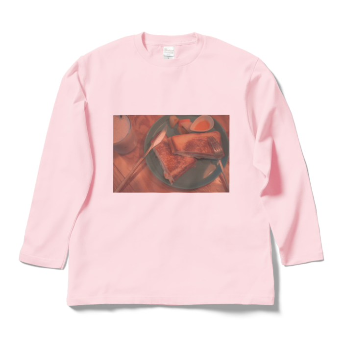 ロングスリーブTシャツ - L - ライトピンク
