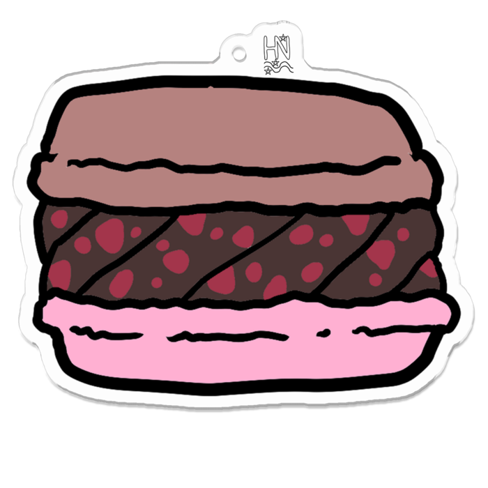 アクリルキーホルダー（コーティング） - 70 x 70 (mm)