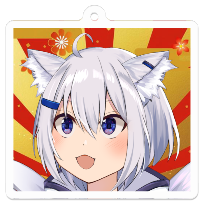 アクリルキーホルダー - 50 x 50 (mm)