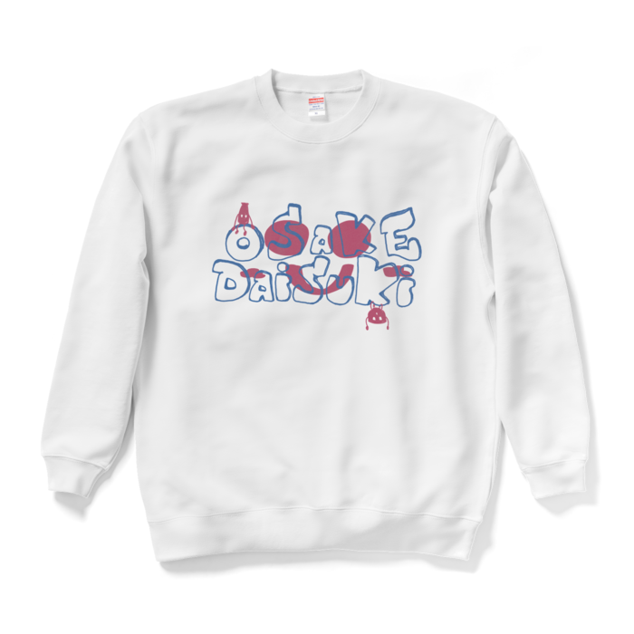 OSAKE SUKO sweatshirt - XL - ホワイト