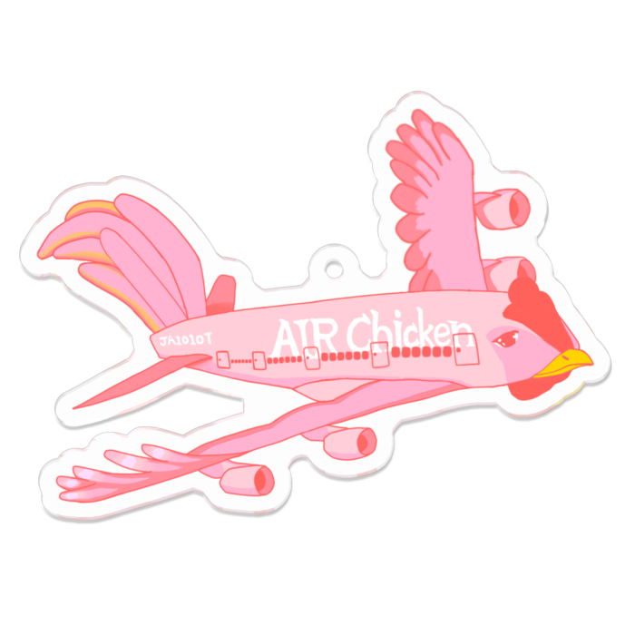 アクリルキーホルダー - 70 x 70 (mm)