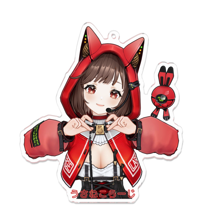 アクリルキーホルダー - 100 x 100 (mm)