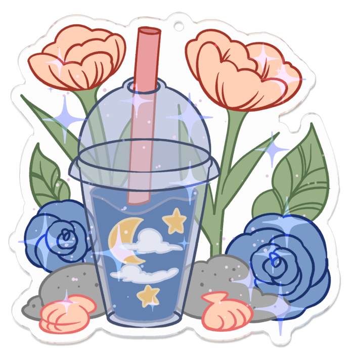 アクリルキーホルダー - 70 x 70 (mm)