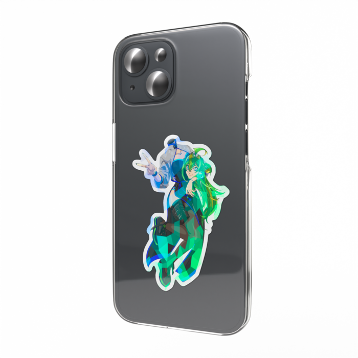 ホログラムスマホステッカー - 縦