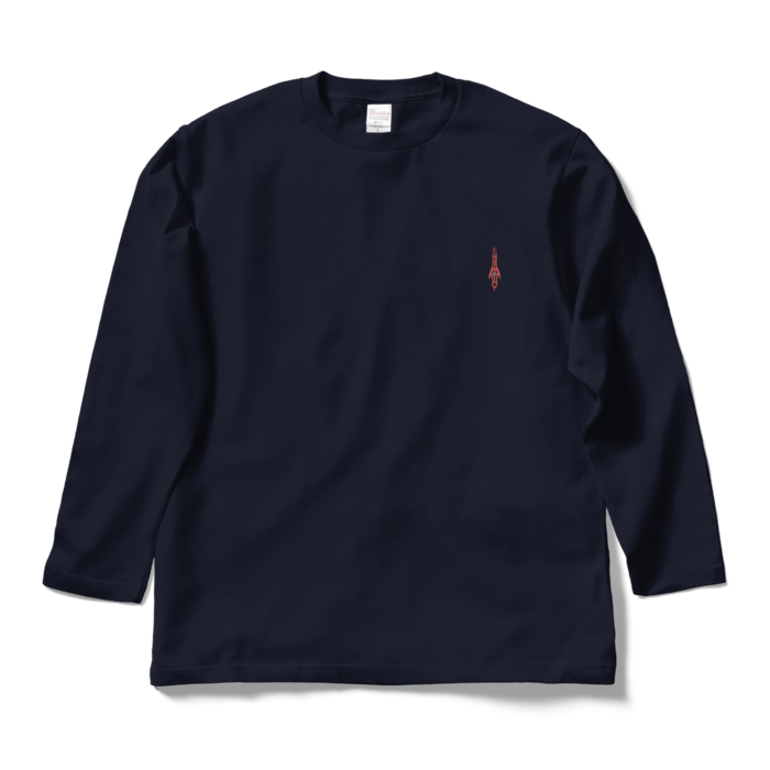 ロングスリーブTシャツ - L - ネイビー(レトロカラー)