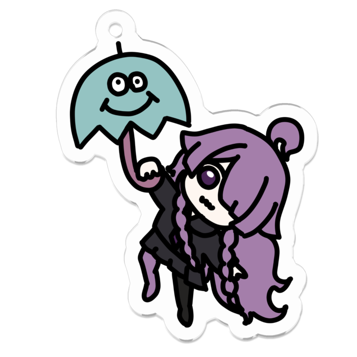 アクリルキーホルダー - 50 x 50 (mm)