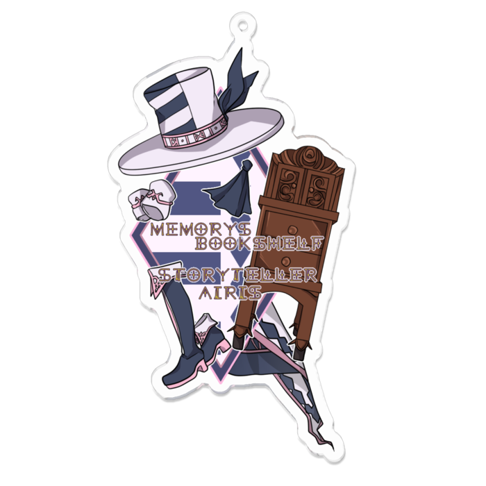 アクリルキーホルダー - 100 x 100 (mm)