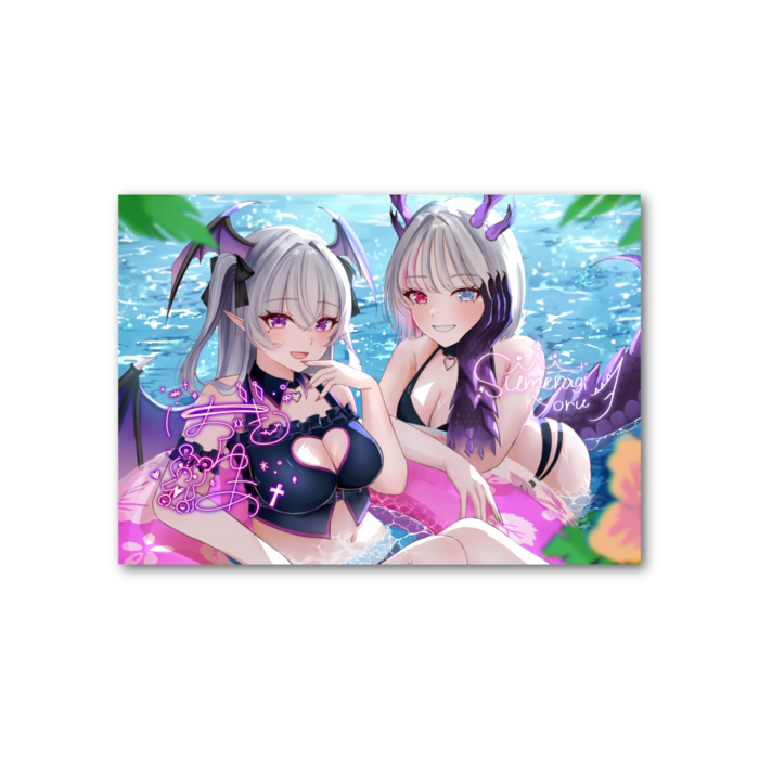 フォト風カード - 横 - 片面