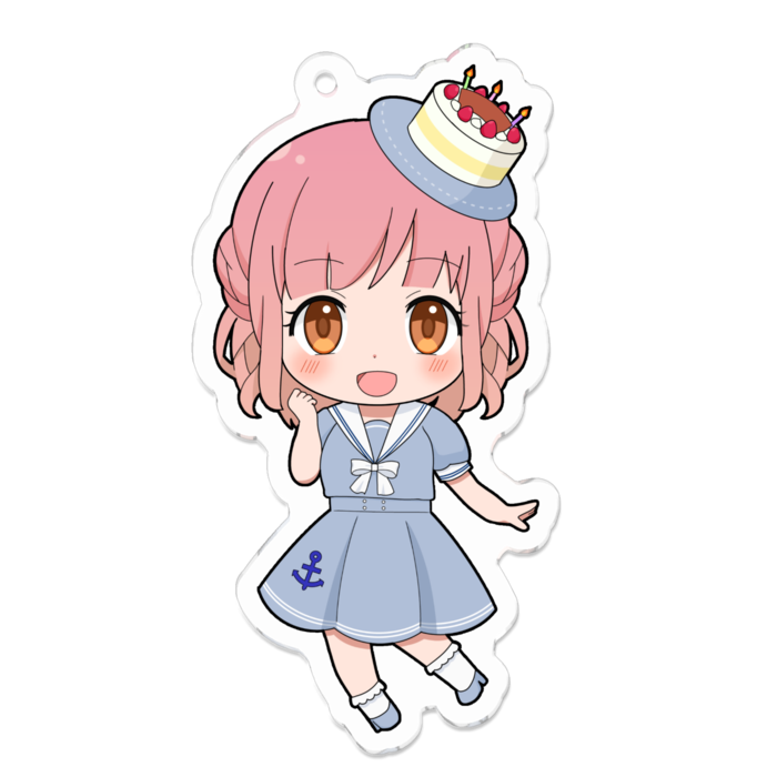 アクリルキーホルダー - 70 x 70 (mm)