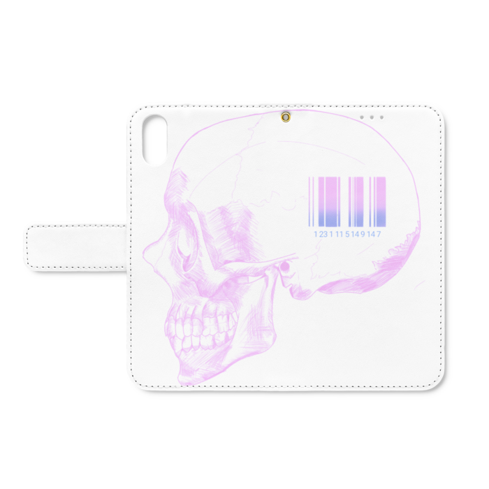 手帳型iPhoneケース - iPhone X - ストラップ穴 あり