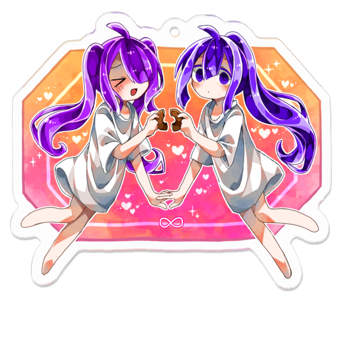 アクリルキーホルダー - 70 x 70 (mm)