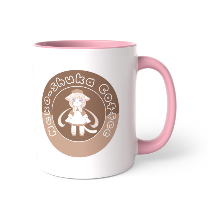 ツートンカラーマグカップ - 直径 8.2cm / 高さ 9.5cm