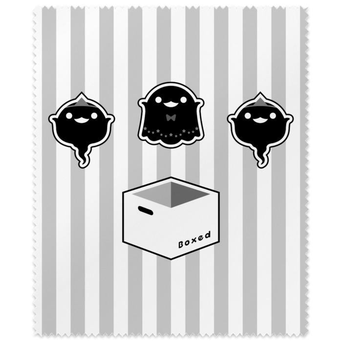 メガネ拭き黒：明