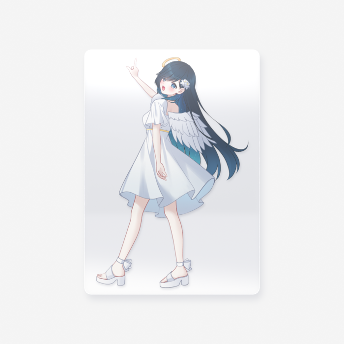 のあちといっしょ、まわりみちクリアカードおおきめのあちのみ（63 × 88mm）