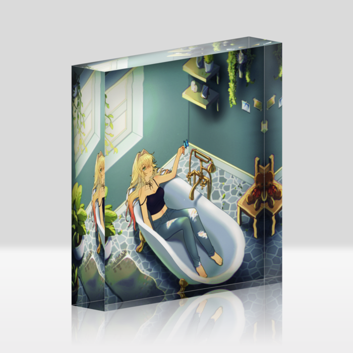 アクリルブロック - 100x100mm