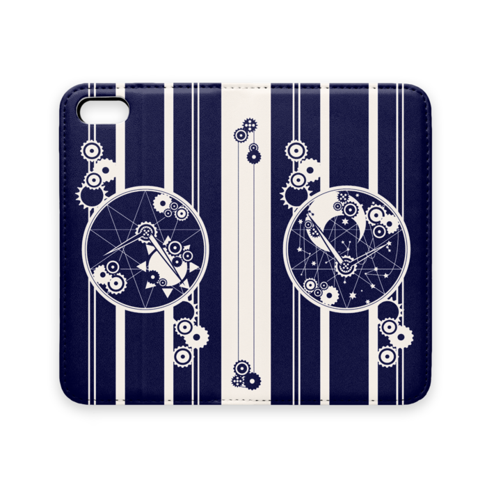 手帳型iPhoneケース(ベルトなし) - iPhone 5 / 5s / SE - ストラップ穴 なし