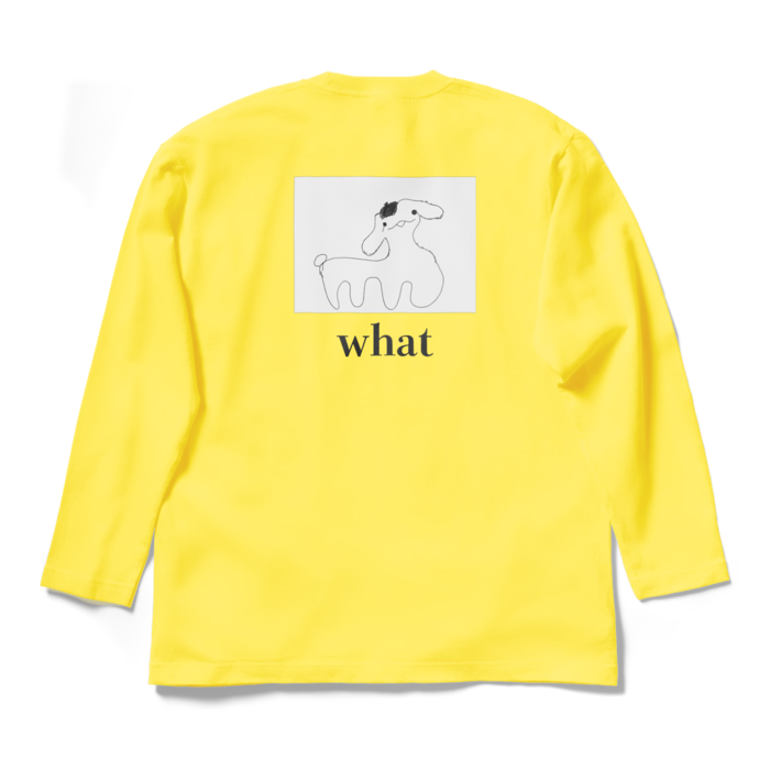ロングスリーブTシャツ - L - イエロー