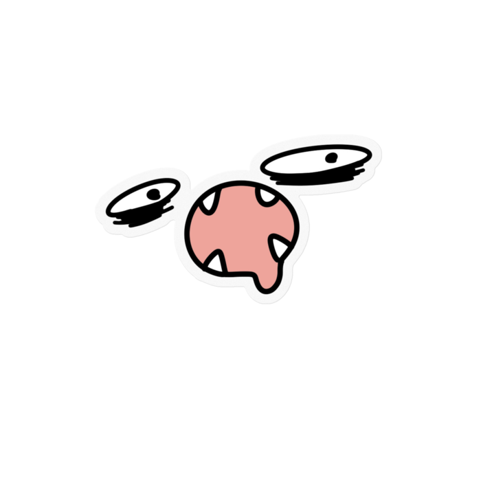 ステッカー - 100 x 100 (mm)