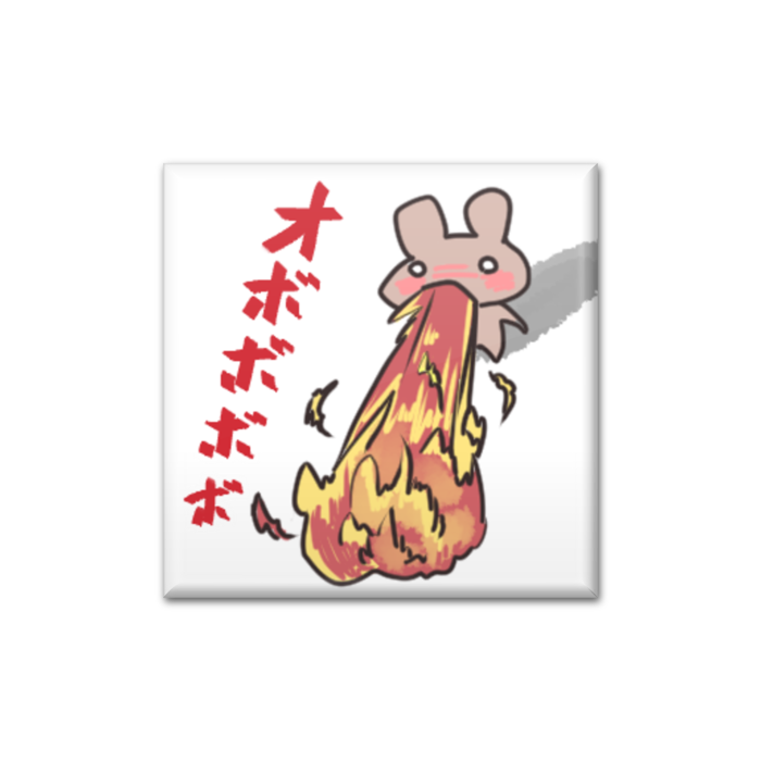 缶バッジ - 四角形40mm