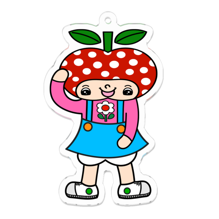 アクリルキーホルダー スカイブルー