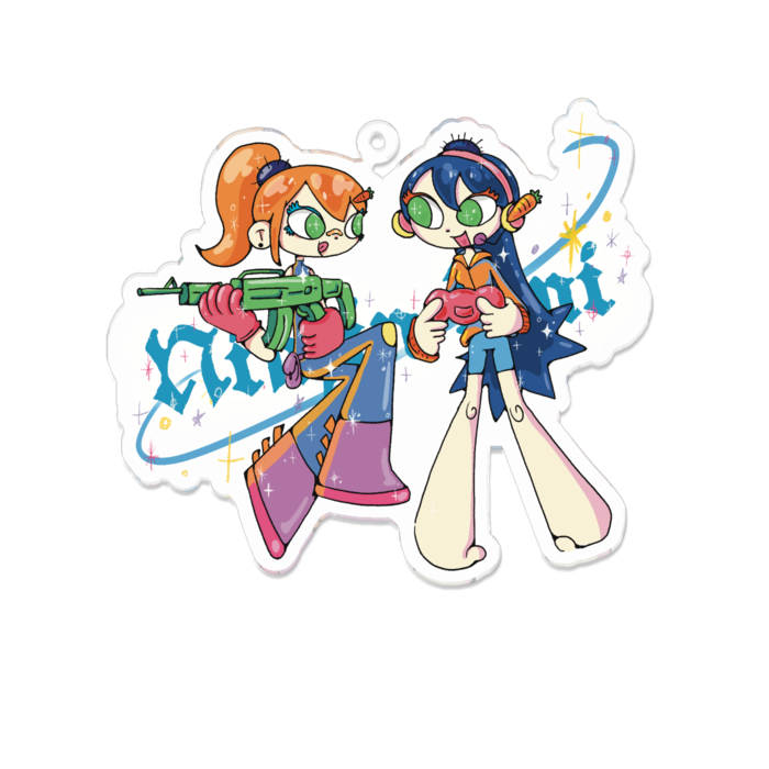 アクリルキーホルダー - 100 x 100 (mm)