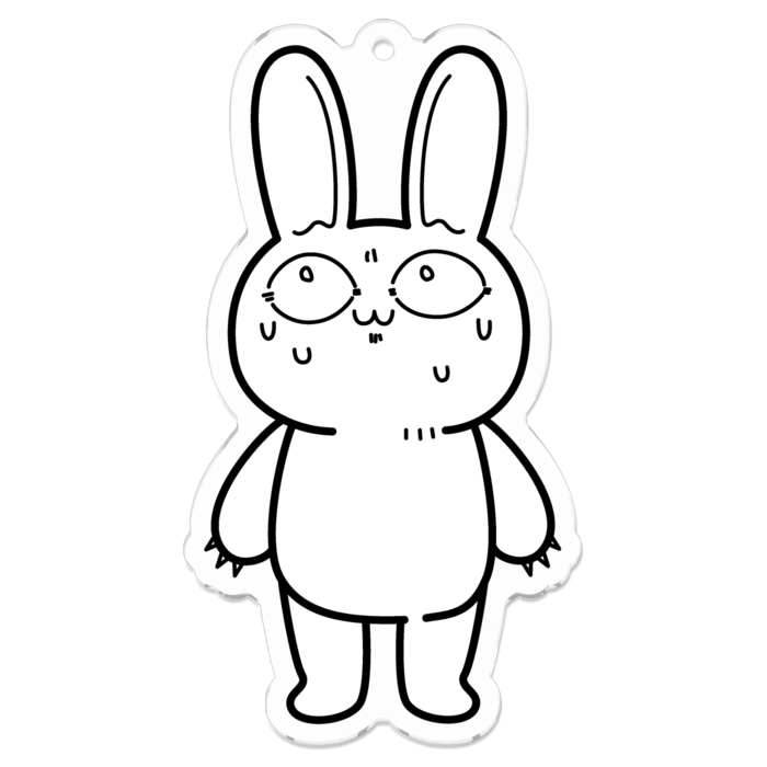 アクリルキーホルダー - 70 x 70 (mm)