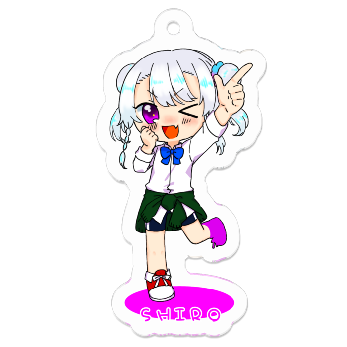 アクリルキーホルダー - 50 x 50 (mm)