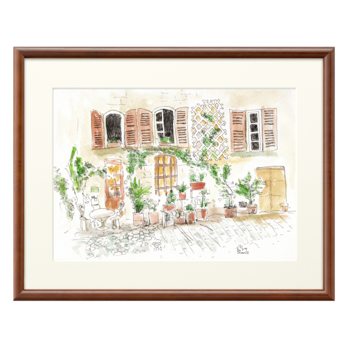 A4 - 額縁・ブラウン