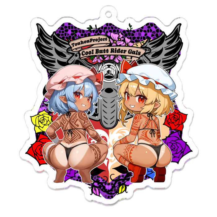 アクリルキーホルダー - 70 x 70 (mm)