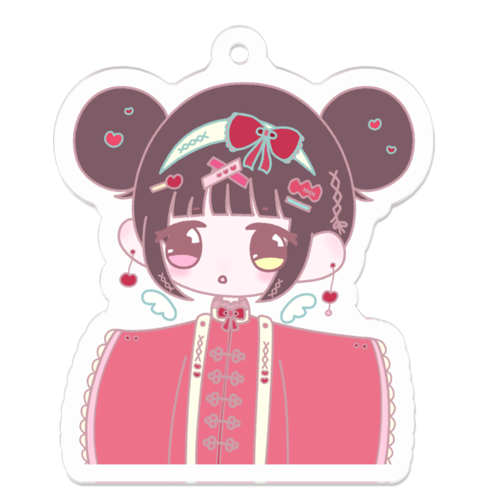 アクリルキーホルダー - 50 x 50 (mm)