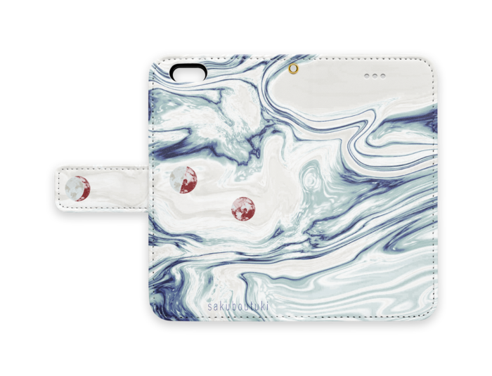 手帳型iPhoneケース - iPhone 6 / 6s - ストラップ穴 あり