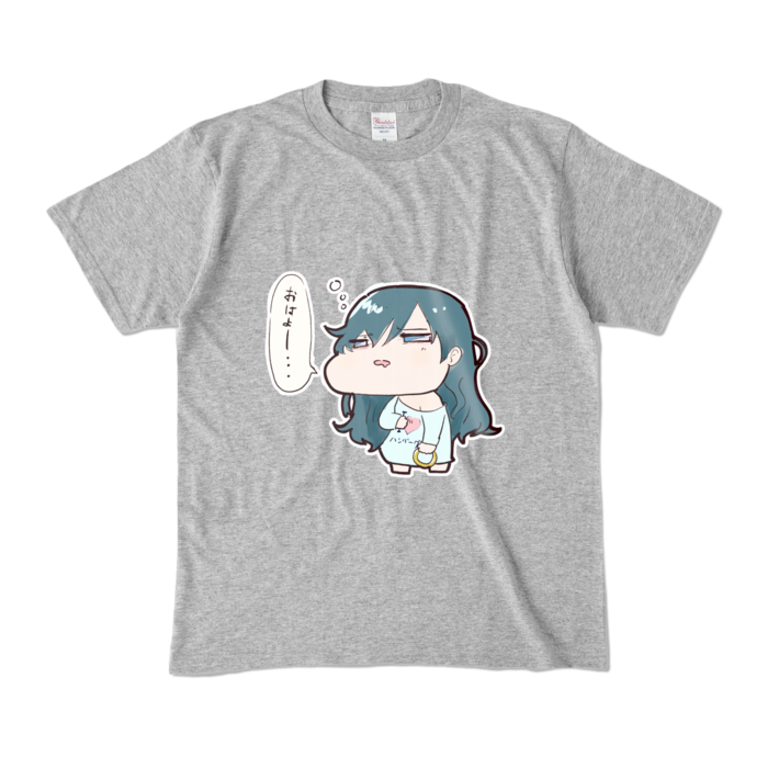 カラーTシャツ - M - 杢グレー (濃色)