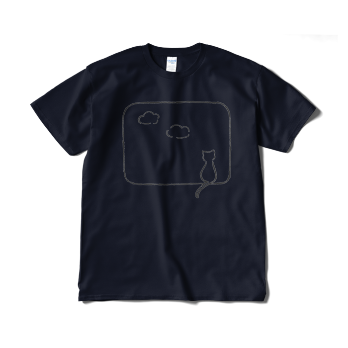 Tシャツ（黒） - XL - ネイビー