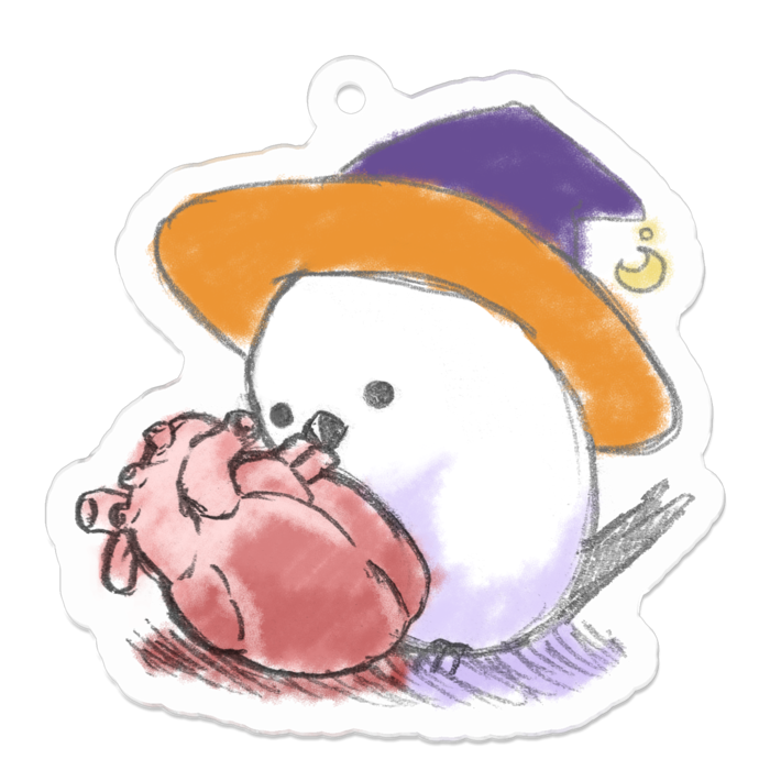 アクリルキーホルダー - 50 x 50 (mm)