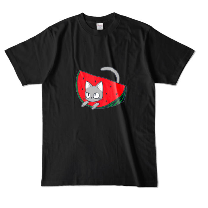 カラーTシャツ - L - ブラック (濃色)