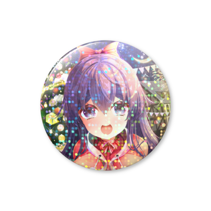 ホログラム缶バッジ - 32mm(グリッター)