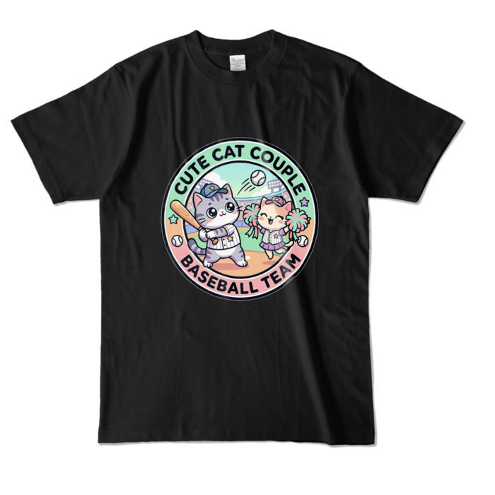 カラーTシャツ - L - ブラック (濃色)