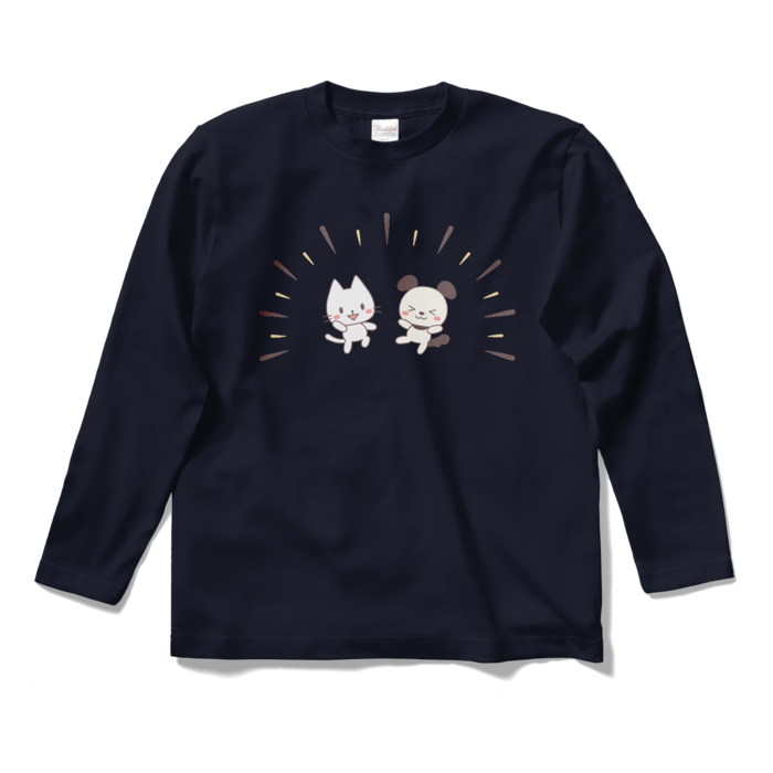 ロングスリーブTシャツ　紺色　S
