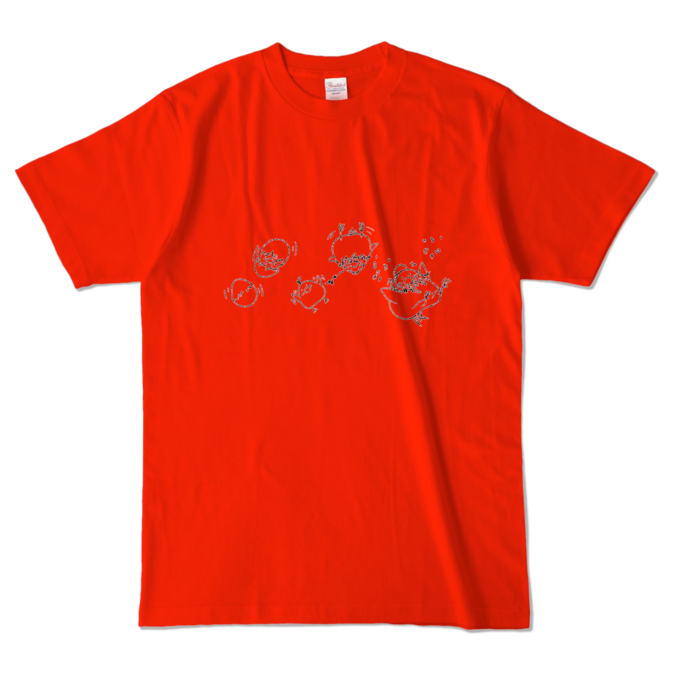 カラーTシャツ - L - レッド (濃色)