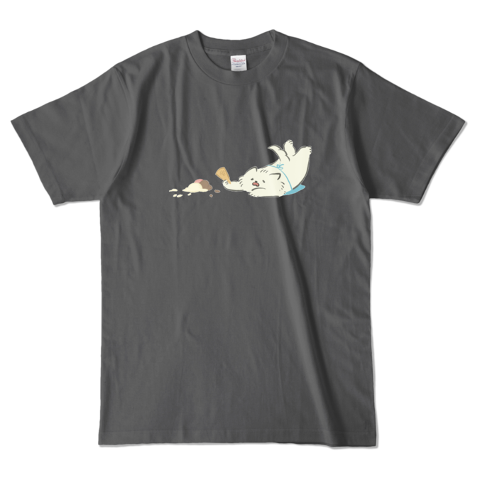 カラーTシャツ - L - チャコール (濃色)