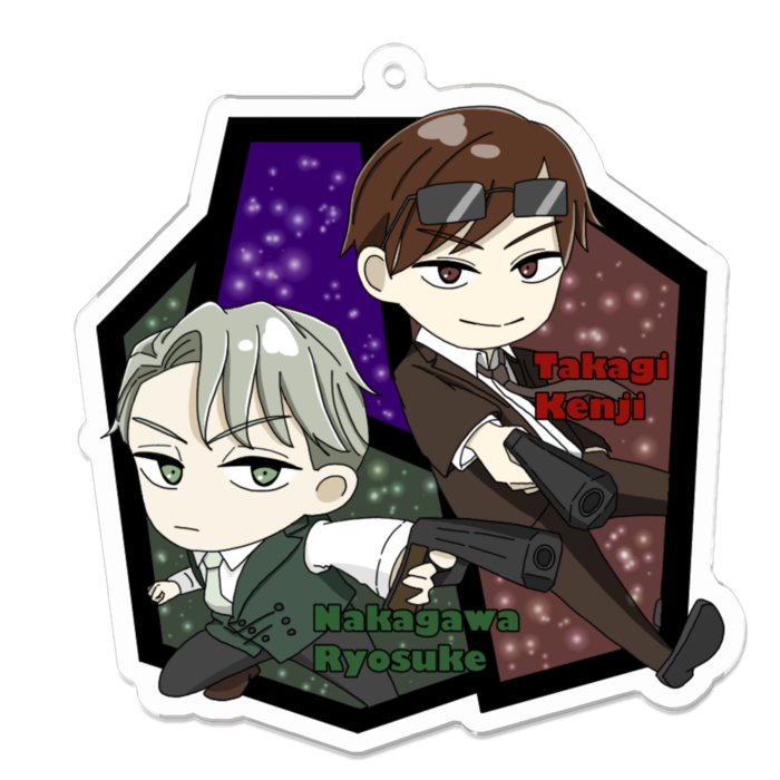 怪異症候群 アクリルキーホルダー② 高木健二＆中川良助(巣くう